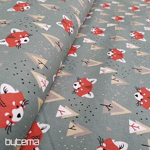 Tissu en coton RENARD