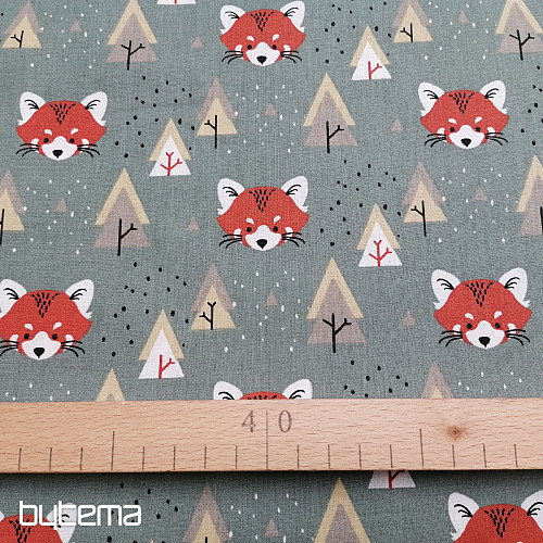 Tissu en coton RENARD