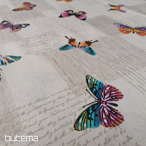 Tissu décoratif papillon papillon