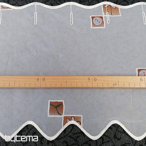 Rideau vitrail - voile O21349/030