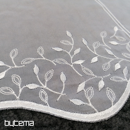 Rideau vitrail - voile avec broderie 550/045