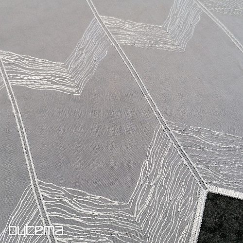 Rideau vitrail - voile avec broderie 261910