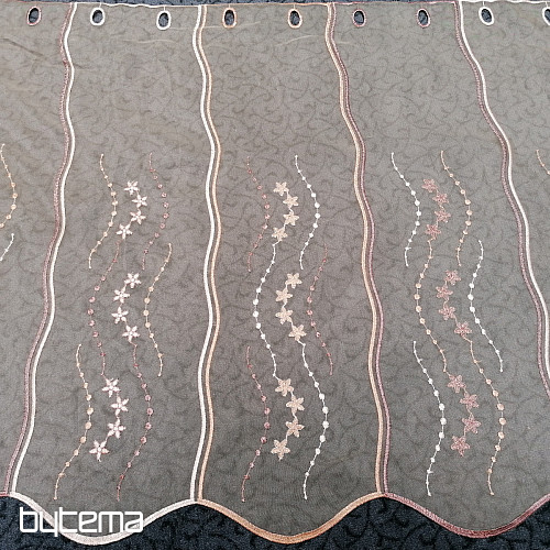 Rideau vitrail - brodé HF1189