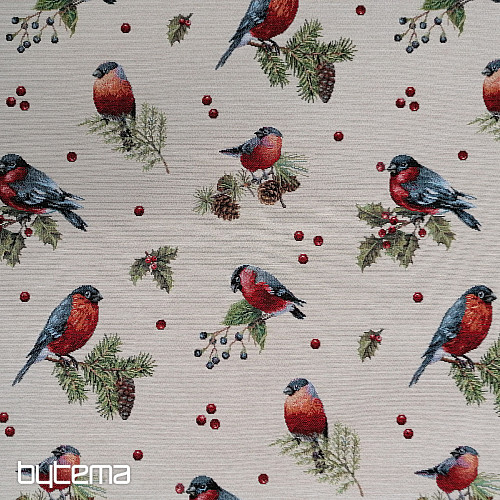 Tissu à tapisserie OISEAU D&#39;HIVER