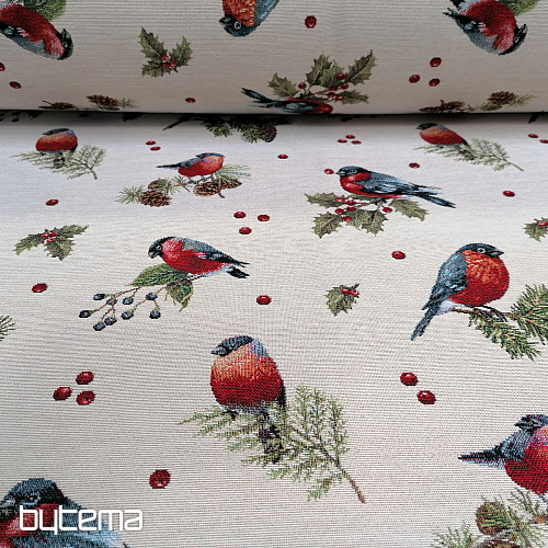 Tissu à tapisserie OISEAU D&#39;HIVER