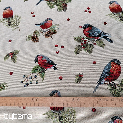Tissu à tapisserie OISEAU D&#39;HIVER