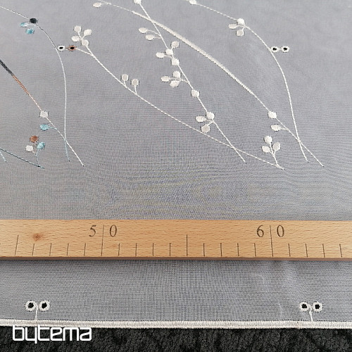 Mur japonais - Rideau japonais avec broderie 659