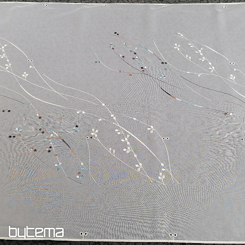 Mur japonais - Rideau japonais avec broderie 659