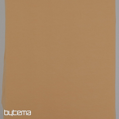 Drap jersey BAMBOU - COTON BIO abricot