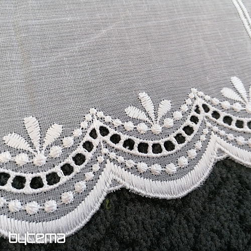 Rideau en vitrail - avec broderie 26202