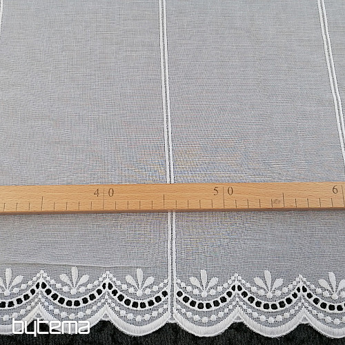 Rideau en vitrail - avec broderie 26202
