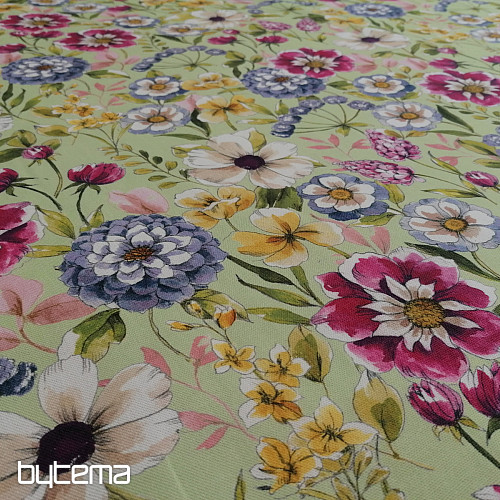 Tissu déco KEILA vert