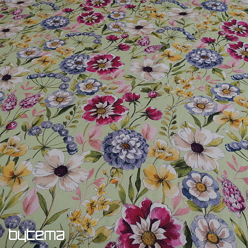 Tissu déco KEILA vert