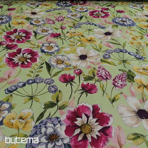 Tissu déco KEILA vert