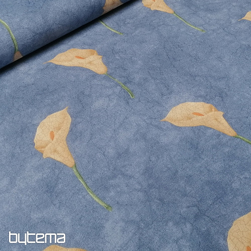 Tissu déco Cala bleu grand