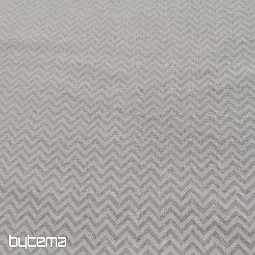 Tissu en coton zigzag