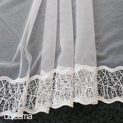 Rideau de luxe GERSTER 11619 blanc