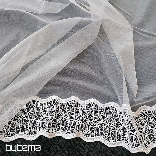 Rideau de luxe GERSTER 11619 blanc