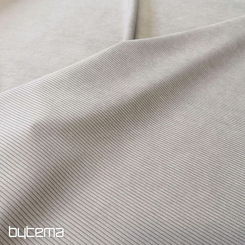 tissu de revêtement RIB PEWTER gris-beige clair