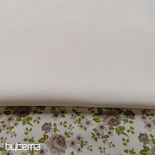 Tissu déco SONJA uni crème clair