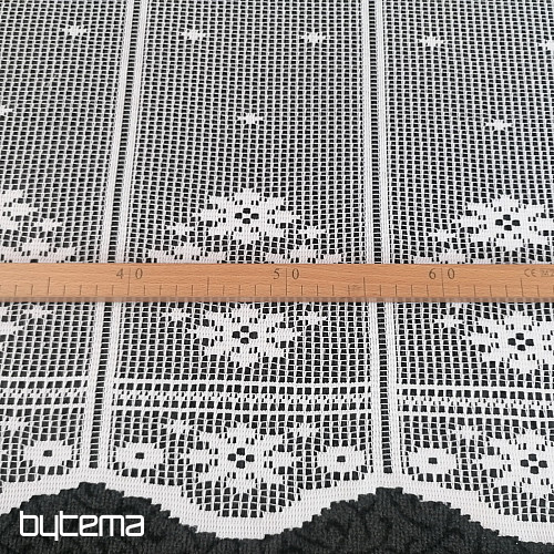 Rideau jacquard court 115 cm