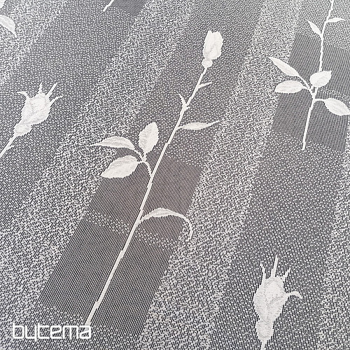 Rideau jacquard 300 cm tulipes