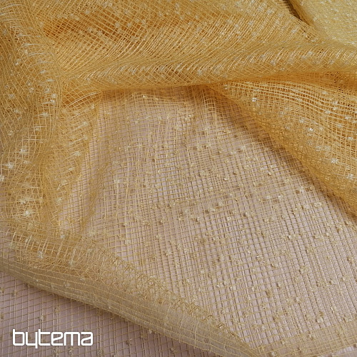 Rideau en maille 2423/c26/260 jaune