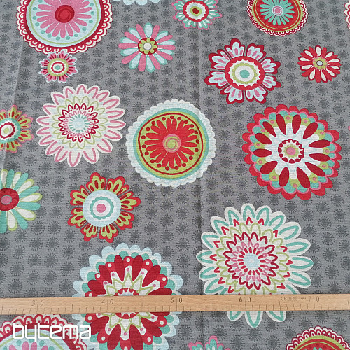 Rideau décoratif Fleur de Mandala -130x245 cm