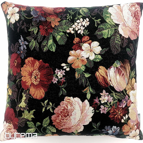 Taie d&#39;oreiller tapisserie ROSE NOIRE