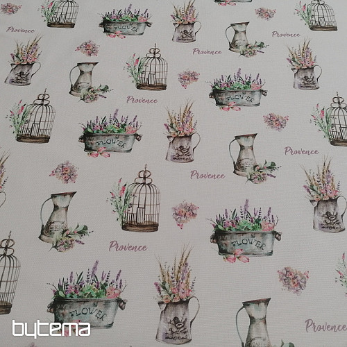 Tissu décoratif PROVANCE-G blanc