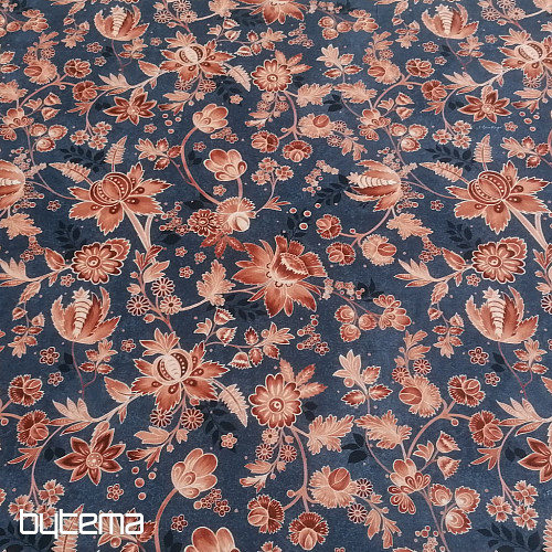 Tissu décoratif VARANASI-J bleu