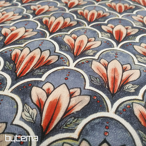 Tissu décoratif VARANASI-G bleu