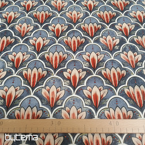 Tissu décoratif VARANASI-G bleu
