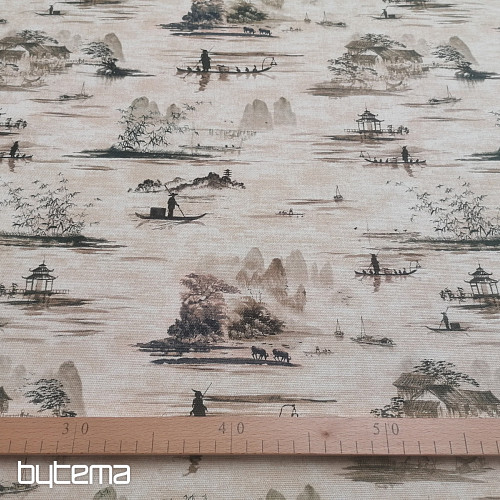 Tissu décoratif PEKIN-G bateaux