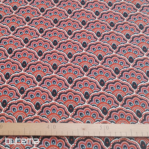 Tissu décoratif VARANASI-K Orange