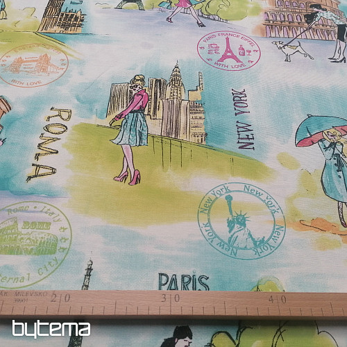 Tissu déco design VILLE