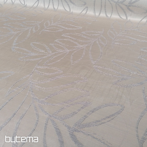 Tissu décoratif SALVIA 79 doré-beige-gris