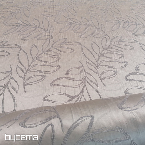 Tissu décoratif SALVIA 79 doré-beige-gris