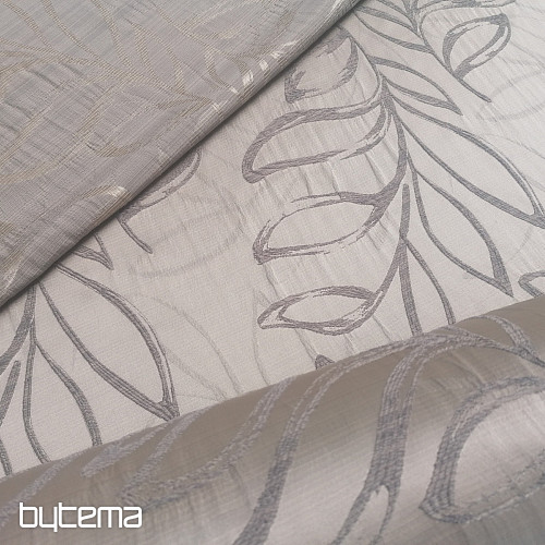 Tissu décoratif SALVIA 79 doré-beige-gris