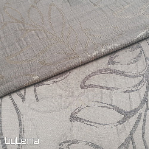 Tissu décoratif SALVIA 79 doré-beige-gris