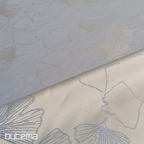 Tissu décoratif GRACE GINKO 97 bleu
