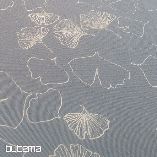Tissu décoratif GRACE GINKO 97 bleu