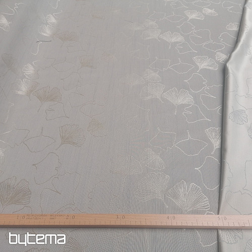 Tissu décoratif GRACE GINKO 97 gris
