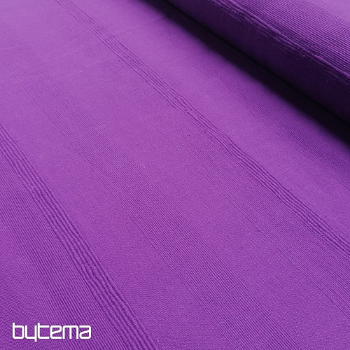Tissu coton uni KARUR violet