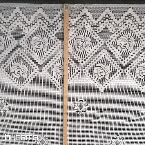 Rideau jacquard 86759/300 blanc