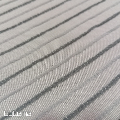 Tissu déco Rayures grises