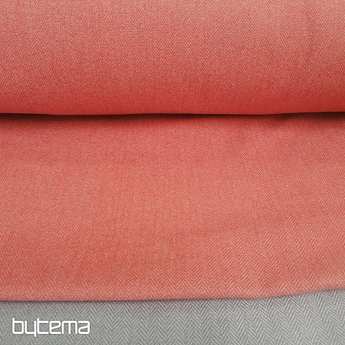 tissu de revêtement JURA CORAL largeur 142 cm