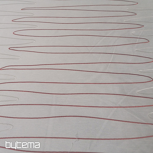 Tissu déco FORMIA rouge