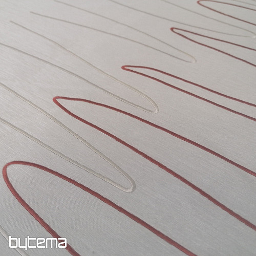 Tissu déco FORMIA rouge