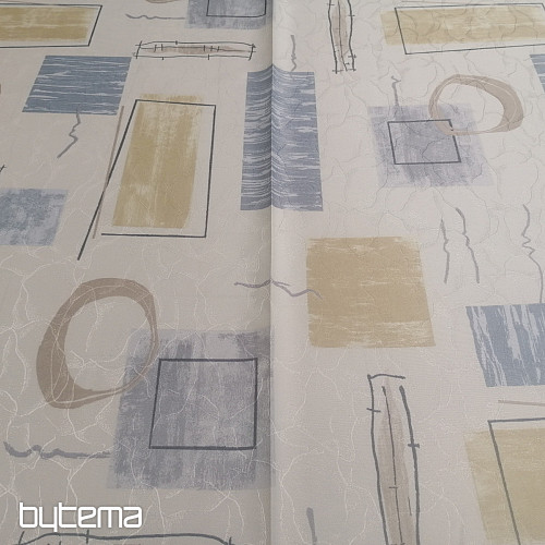 Tissu déco PLANET gris